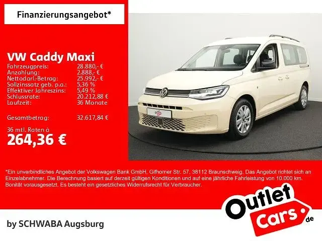 Gebraucht VW Caddy Maxi Life 122 PS (89 kW) 2025 Beige Van / Kleinbus