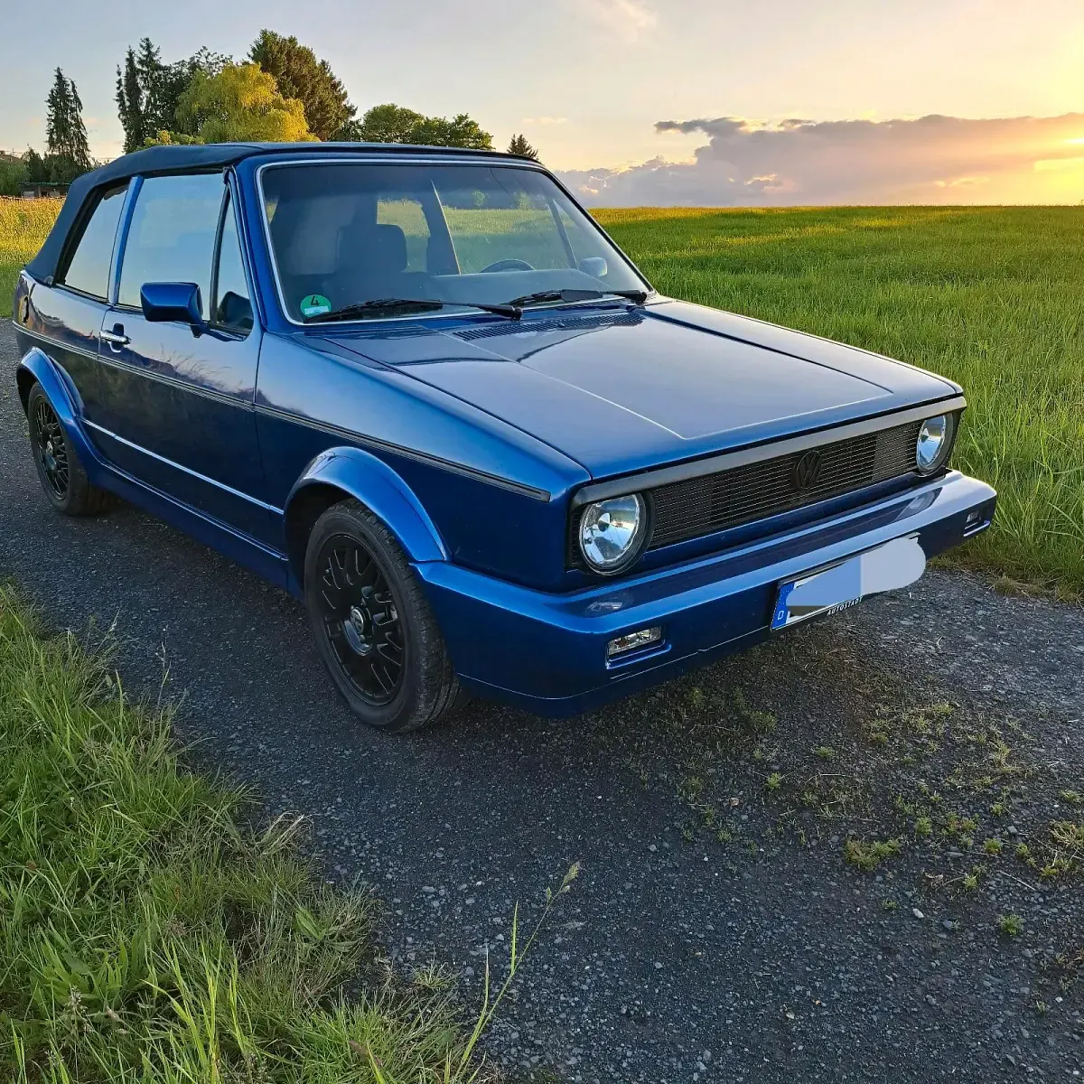 Gebraucht VW Golf Cabriolet 98 PS (72 kW) 1991 Blau Cabrio