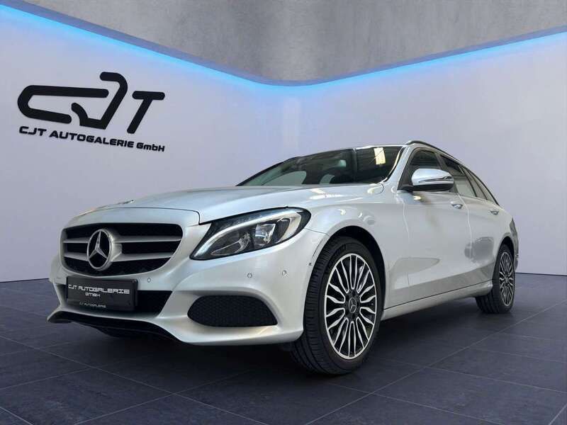 Iridiumsilber metalliclack Gebraucht 2016 Mercedes C220 Kombi | 12.999 € (Guter Preis) - Bild 1/4