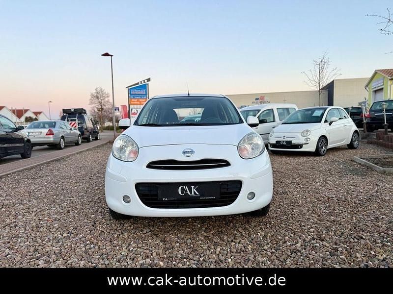 Gebraucht Nissan Micra Acenta 80 PS (58 kW) 2012 Weiß Kleinwagen