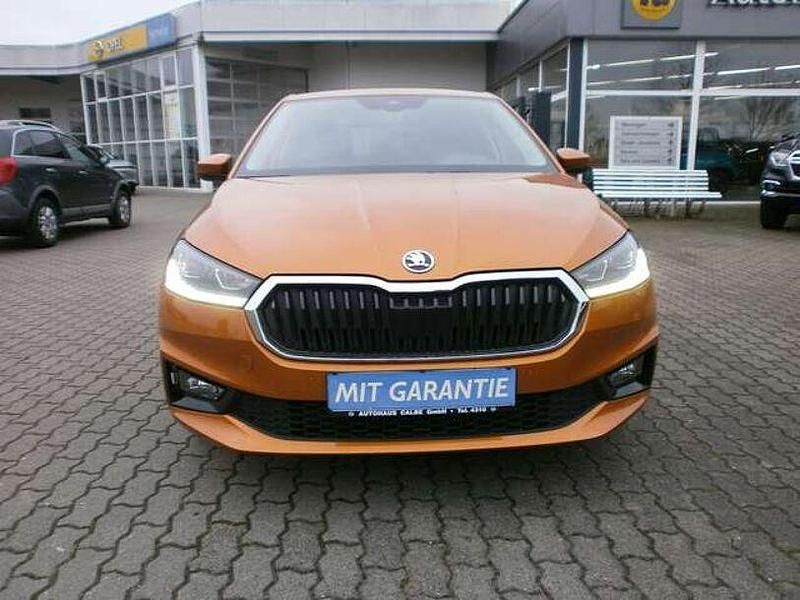 Gebraucht Skoda Fabia Style 110 PS (80 kW) 2022 Phoenixorange metallic Kleinwagen