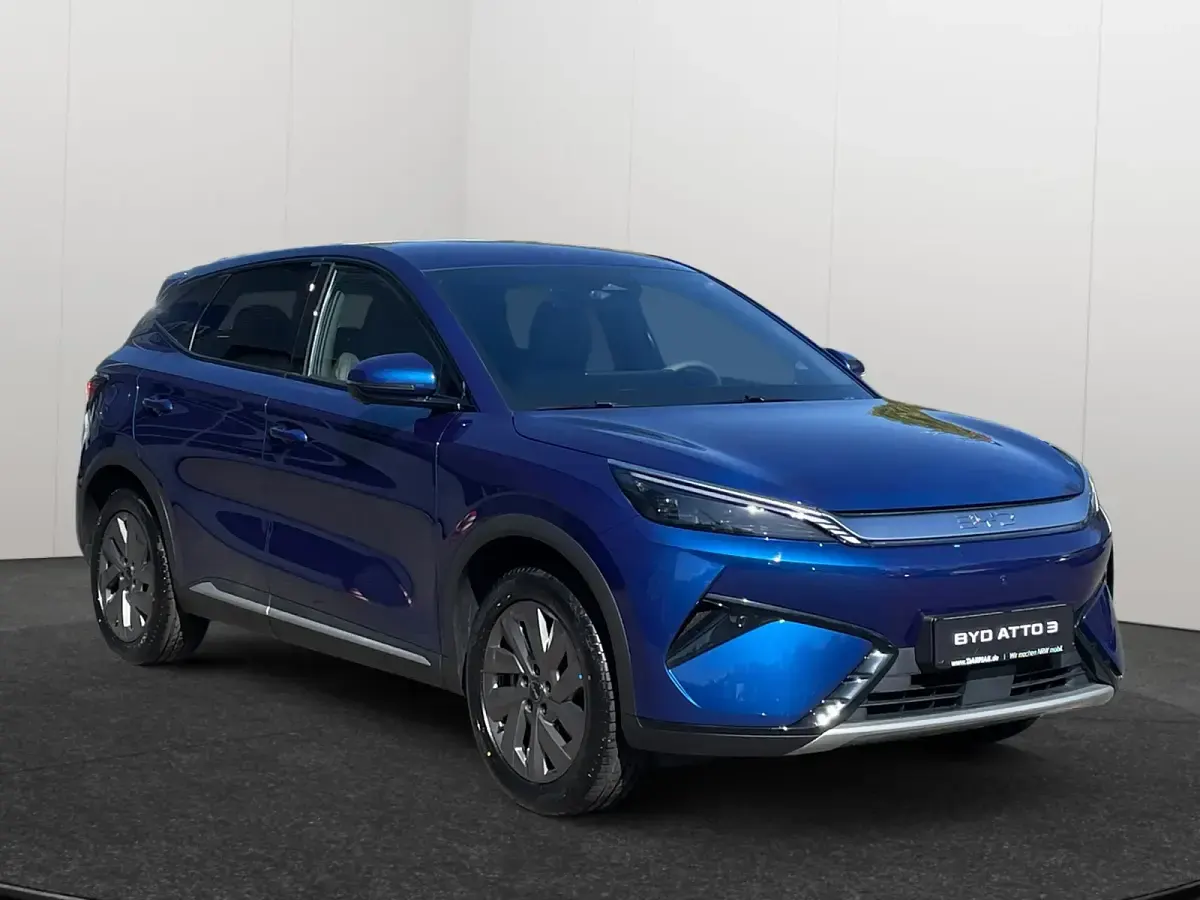 Ny BYD Atto 3 Design 230 kW (313 HK) 2026 Blå SUV