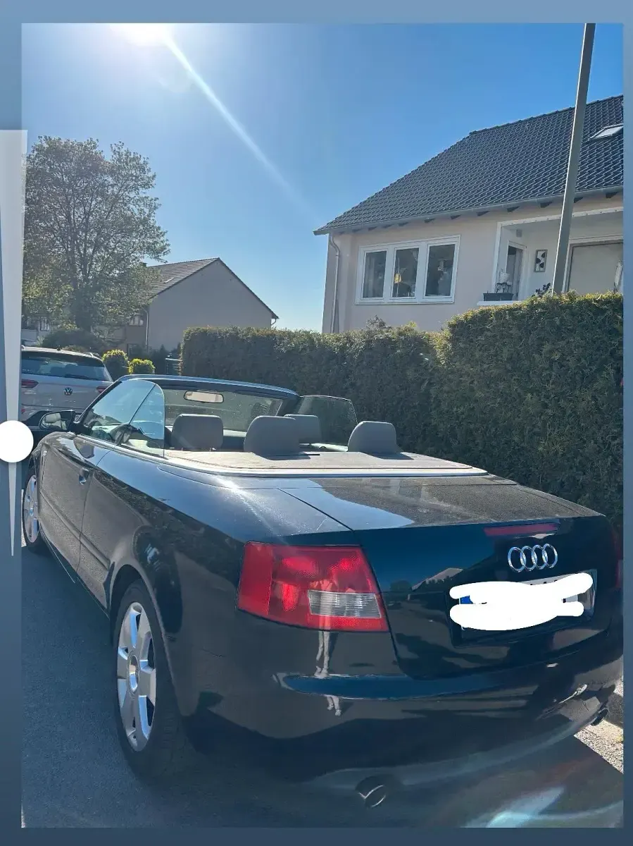 Używany Audi A4 220 KM (161 kW) 2002 Czarny Kabriolet