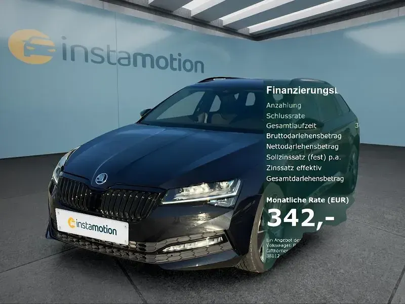 Gebraucht Skoda Superb SportLine 190 PS (139 kW) 2024 Schwarz Kombi