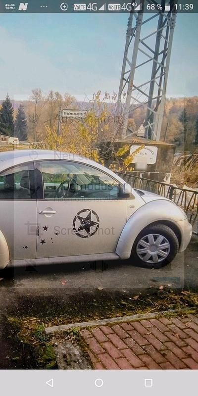 Gebraucht VW New Beetle 90 PS (66 kW) 2000 Silber Kleinwagen