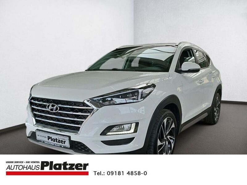 Weiss Gebraucht 2018 Hyundai Tucson Style SUV | 20.980 € (Etwas zu teuer) - Bild 1/4