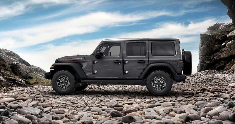 Neu Jeep Wrangler Rubicon 272 PS (200 kW) 2025 Granite crystal (pau) SUV