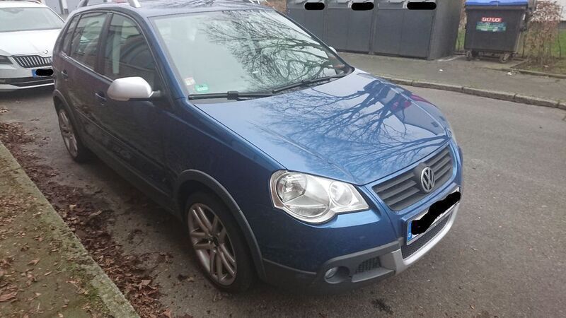 Blau Gebraucht 2008 VW Polo Cross Sportline Kleinwagen | 6.899 € (Etwas zu teuer) - Bild 1/4