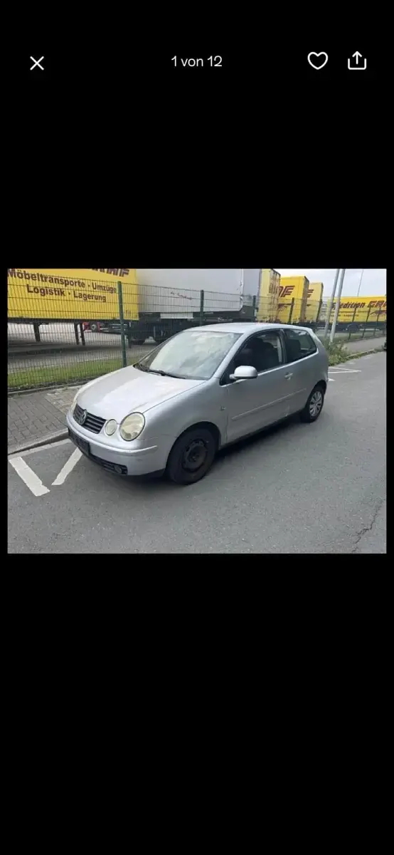 Usata VW Polo 75 CV (55 kW) 2003 Argento Utilitaria