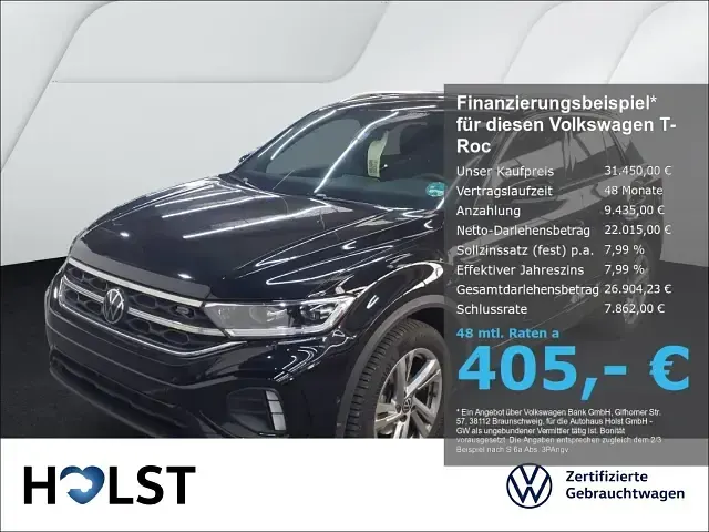 Gebraucht VW T-Roc R-line 150 PS (110 kW) 2025 SUV