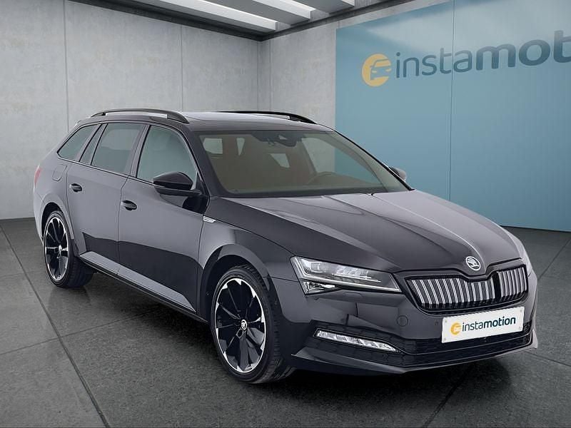Gebraucht Skoda Superb 218 PS (160 kW) 2021 Schwarz Kombi