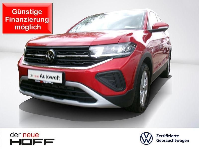 Kings red metallic Gebraucht 2024 VW T-Cross Life SUV | 21.975 € (Fairer Preis) - Bild 1/4