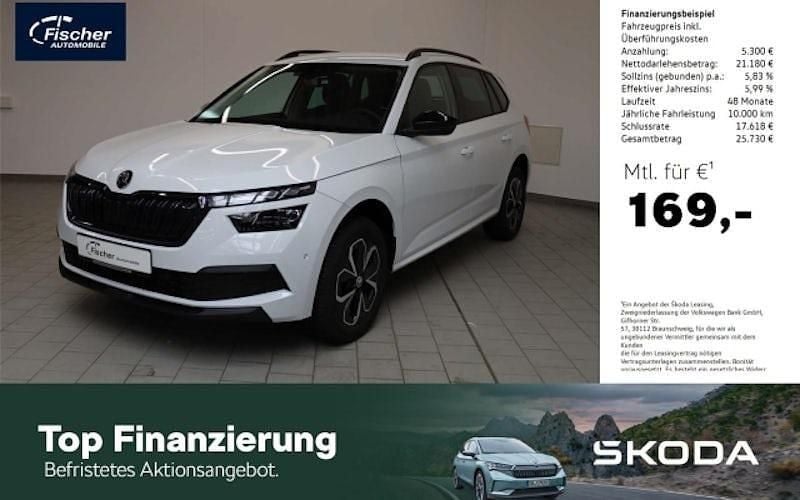 Moonweißperleffekt Gebraucht 2023 Skoda Kamiq Ambition SUV | 26.480 € (Fairer Preis) - Bild 1/4