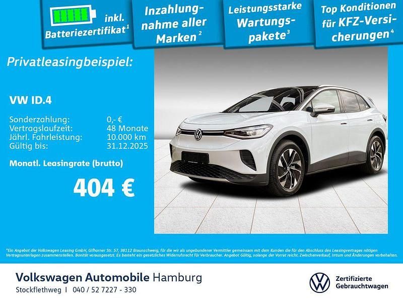 Weiß Gebraucht 2024 VW ID.4 Pro SUV | 41.840 € (Guter Preis) - Bild 1/3
