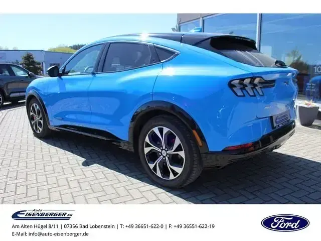 Gebraucht Ford Mustang Mach-E Extended Range 258 kW (351 PS) 2022 Grabber blue metallic (metallic) SUV