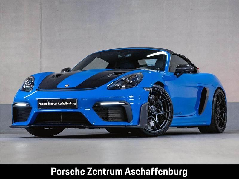 Sharkblue Neu 2025 Porsche 718 Spyder Chrono Cabrio | 189.299 € - Bild 1/4