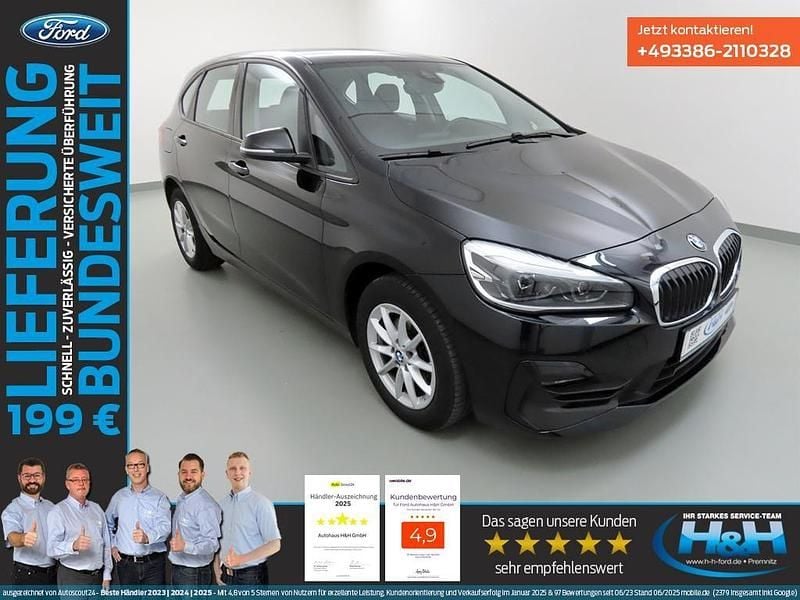 Schwarz Gebraucht 2019 BMW 218 Active Tourer Advantage Van / Kleinbus | 16.980 € (Guter Preis) - Bild 1/4