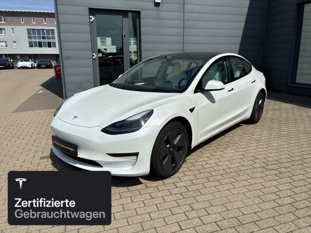 Weiß Gebraucht 2021 Tesla Model 3 Long Range Limousine | 30.800 € (Fairer Preis) - Bild 1/4