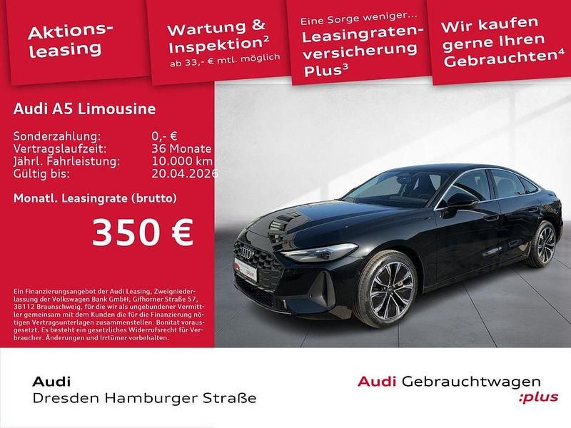 Gebraucht Audi A5 Sport 204 PS (150 kW) 2024 Mythosschwarz metallic Limousine