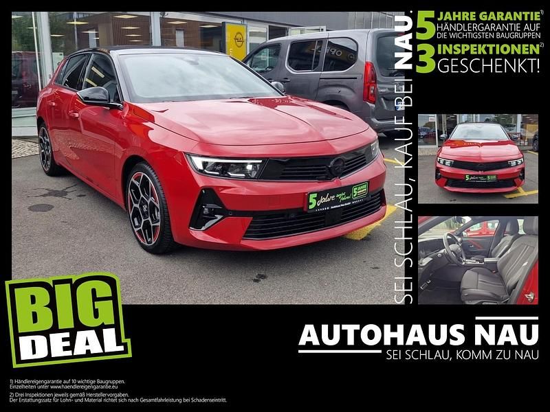 Chili rot/kardio rot Gebraucht 2022 Opel Astra GS Line Limousine | 24.990 € (Fairer Preis) - Bild 1/4