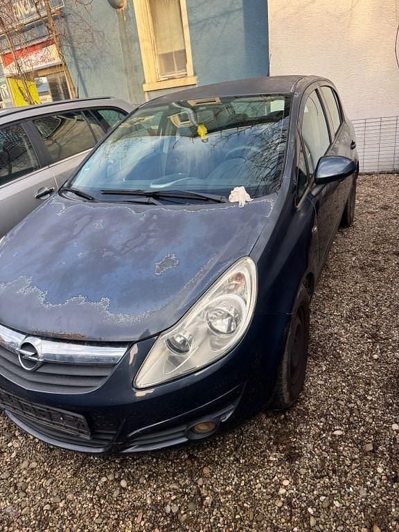 Blau Gebraucht 2007 Opel Corsa Edition Limousine | 999 € (Superpreis) - Bild 1/4