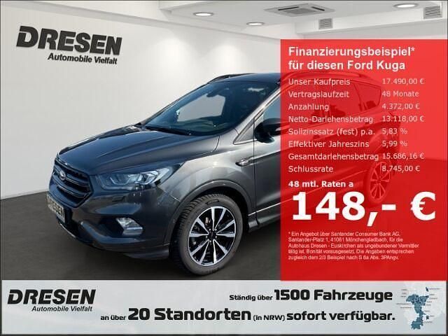 Metallic) (grau Gebraucht 2018 Ford Kuga ST-Line SUV | 17.490 € (Etwas zu teuer) - Bild 1/4