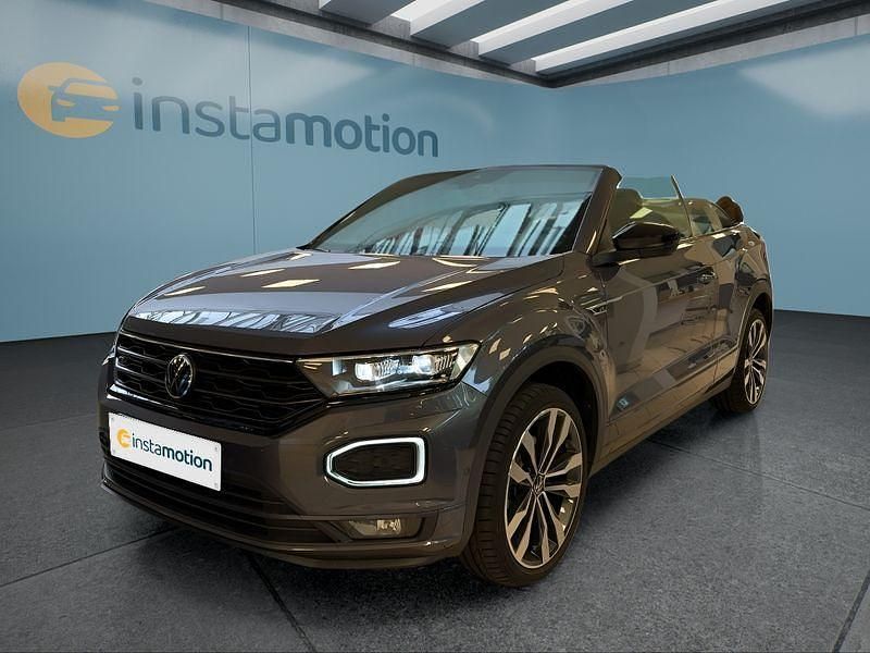 Grau Gebraucht 2021 VW T-Roc Cabriolet Cabrio | 26.749 € (Fairer Preis) - Bild 1/4