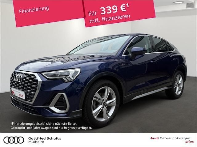 Blau Gebraucht 2021 Audi Q3 Sportback S-Line SUV | 30.980 € (Fairer Preis) - Bild 1/2