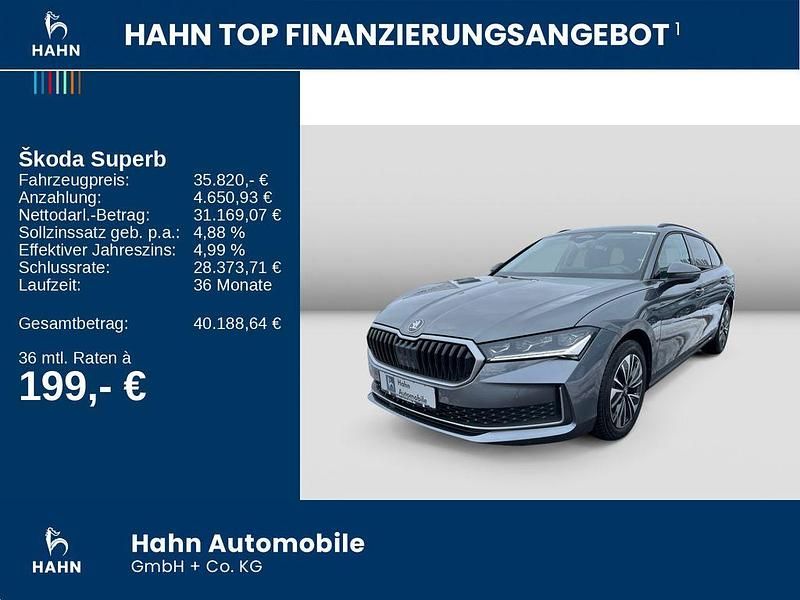 Usado Skoda Superb Selection 150 HP (110 kW) 2025 Cinzento Carrinha