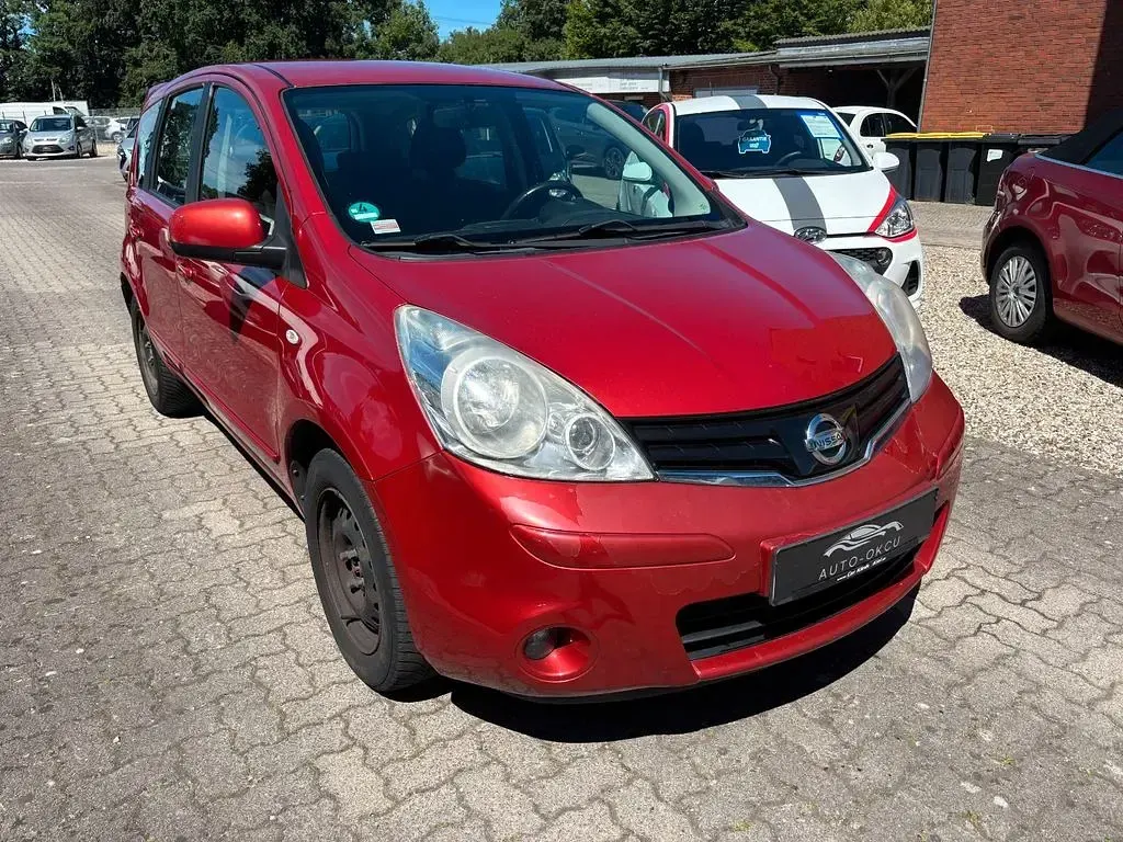 Gebraucht Nissan Note Acenta 88 PS (64 kW) 2010 Rot Kleinwagen
