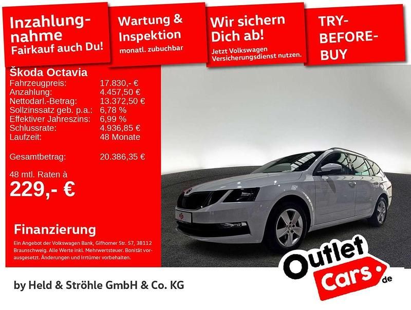 Weiß Gebraucht 2020 Skoda Octavia Tour Kombi | 17.830 € (Guter Preis) - Bild 1/3
