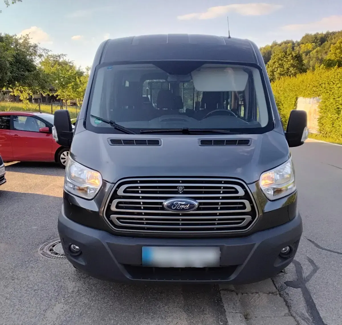 Gebraucht Ford Transit 125 PS (91 kW) 2015 Grau Van / Kleinbus