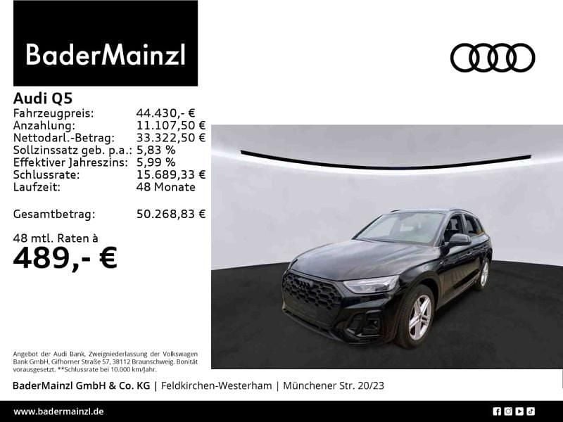 Schwarz Gebraucht 2023 Audi Q5 S-Line SUV | 44.430 € (Fairer Preis) - Bild 1/3