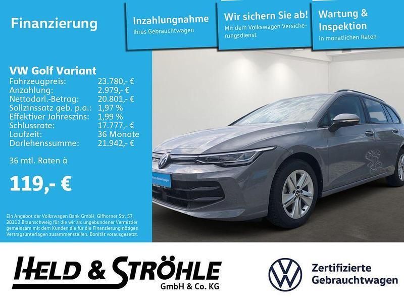 Mondsteingrau Gebraucht 2024 VW Golf VIII Life Kombi | 23.780 € (Guter Preis) - Bild 1/3