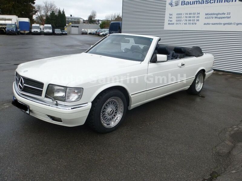 Weiß Gebraucht 1987 Mercedes 500 Cabrio | 52.999 € - Bild 1/4