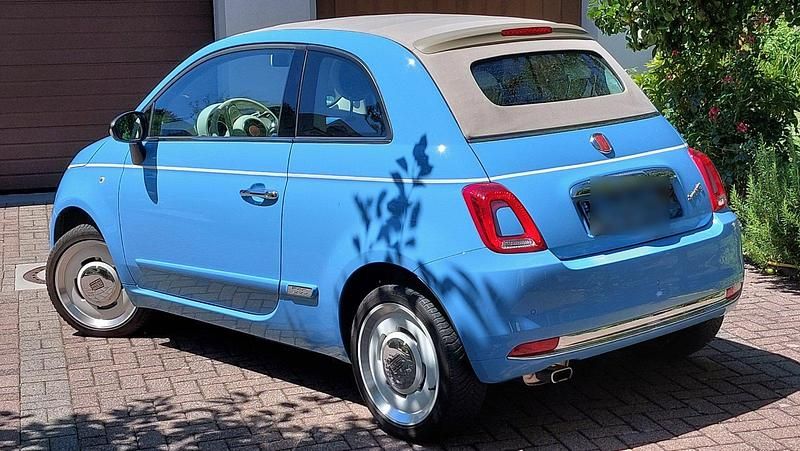 Gebraucht Fiat 500C 2019 Blau Cabrio
