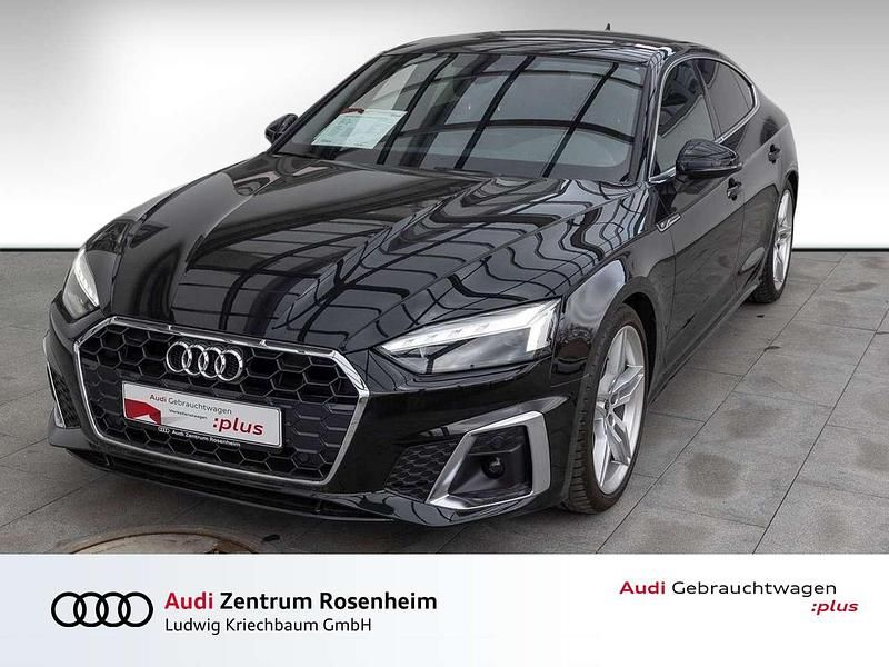 Gebraucht Audi A5 Sportback S-Line 163 PS (119 kW) 2023 Mythosschwarz metallic Kleinwagen