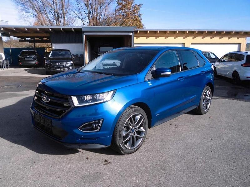 Blau Gebraucht 2018 Ford Edge ST-Line SUV | 15.450 € (Superpreis) - Bild 1/4