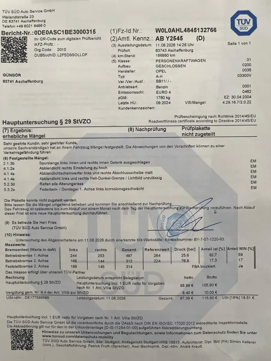 Gebraucht Opel Astra 105 PS (77 kW) 2004 Grau Kleinwagen
