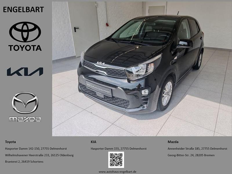 Schwarz Gebraucht 2022 Kia Picanto DREAM-TEAM Edition Kleinwagen | 11.490 € (Fairer Preis) - Bild 1/4