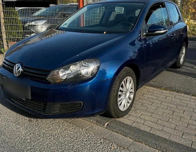 Blau Gebraucht 2009 VW Golf VI Kleinwagen | 2.300 € (Superpreis) - Bild 1/4