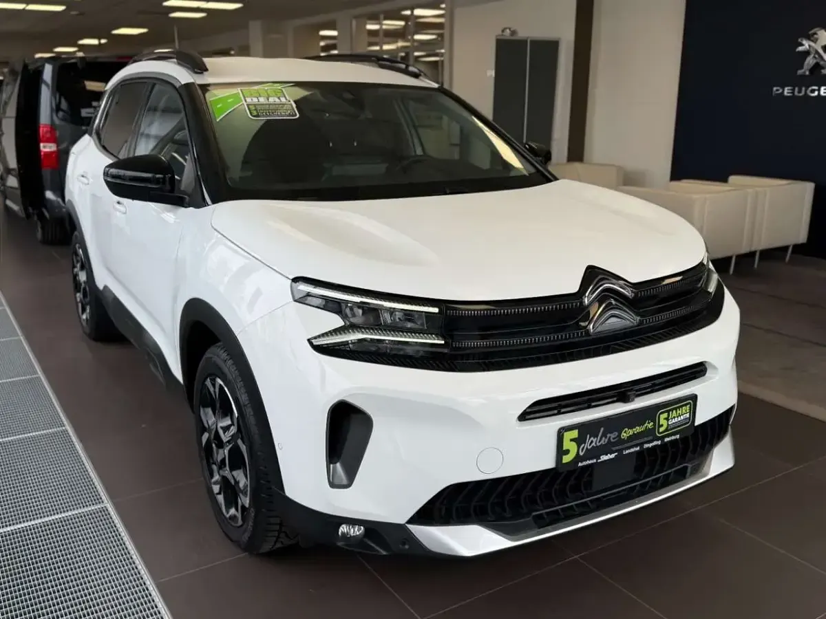 Gebraucht Citroën C5 Aircross PureTech 131 PS (96 kW) 2023 Lack weiss banquise SUV