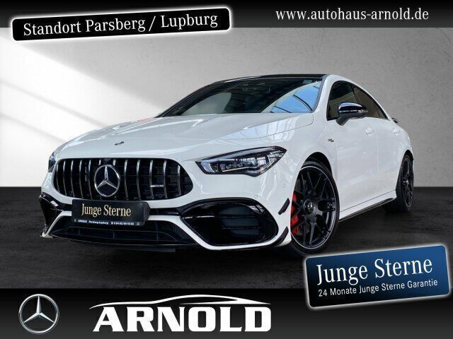 Polarweiß Gebraucht 2023 Mercedes CLA45 AMG AMG Coupé | 58.769 € (Fairer Preis) - Bild 1/4