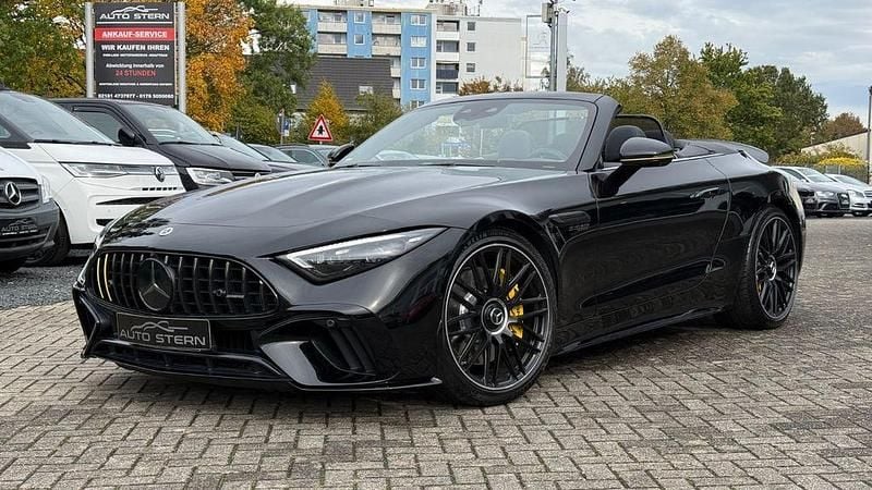 Schwarz Gebraucht 2022 Mercedes SL63 AMG Premium Plus Cabrio | 139.950 € (Etwas zu teuer) - Bild 1/4