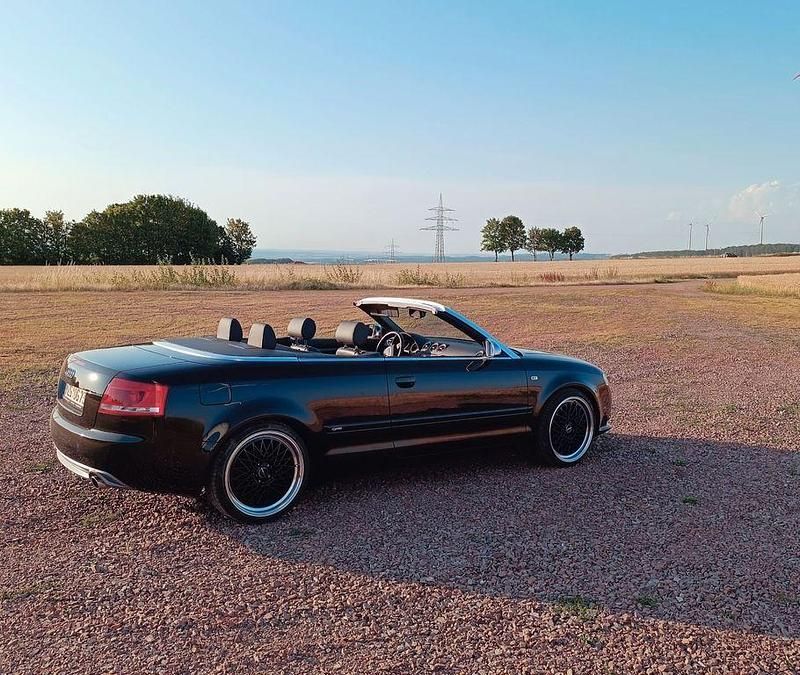Gebraucht Audi A4 Cabriolet S-Line 163 PS (119 kW) 2008 Schwarz Cabrio