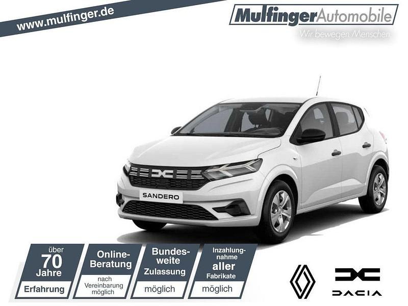 Weiß Neu 2025 Dacia Sandero Essentiel Kleinwagen | 13.680 € (Superpreis) - Bild 1/4