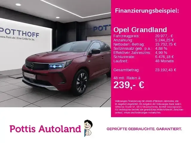 Gebraucht Opel Grandland X Elegance 131 PS (96 kW) 2023 SUV