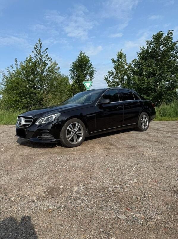Schwarz Gebraucht 2014 Mercedes E350 AMG Limousine | 16.299 € (Superpreis) - Bild 1/4