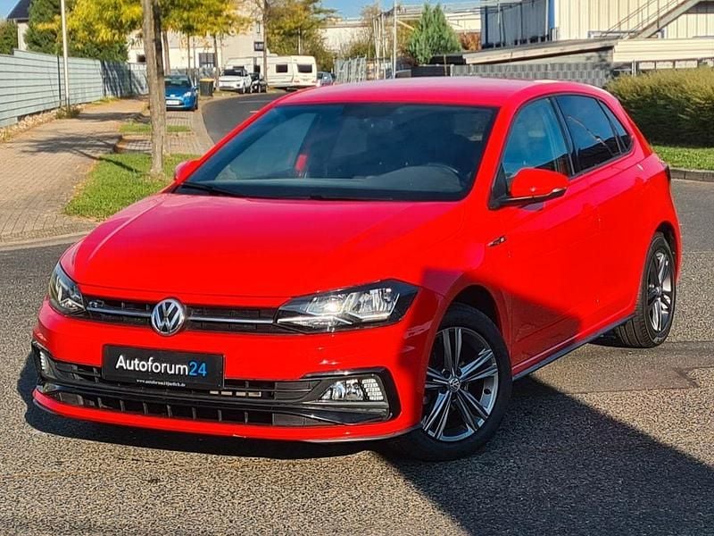 Gebraucht VW Polo Highline 95 PS (69 kW) 2018 Rot Kleinwagen