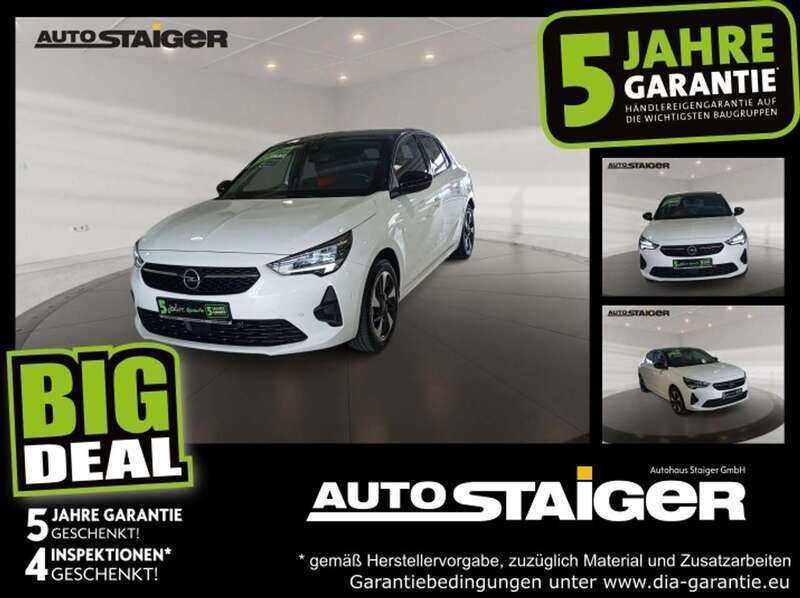 Arktis weiss Gebraucht 2022 Opel Corsa-e GS Line Kleinwagen | 17.590 € (Fairer Preis) - Bild 1/4
